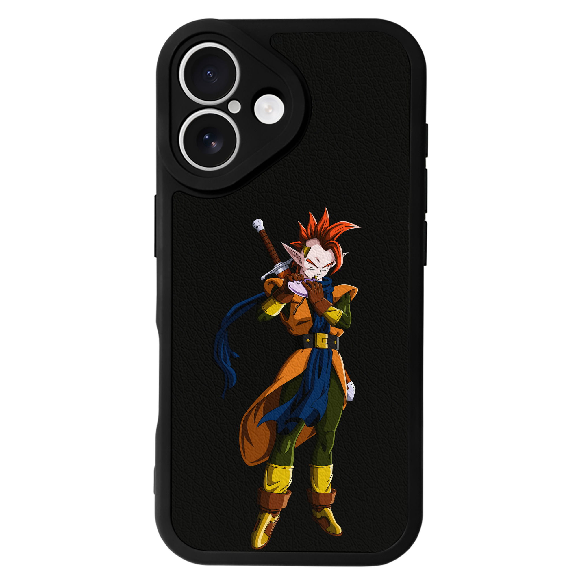 （画像用） ドラゴンボール DRAGON BALL 【iPhone 16シリーズ対応】シリコンスマホケース（レザー調） 材質：シリコン